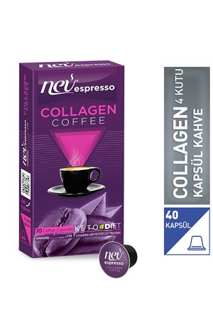 Nev Kahve Collagen Kapsül Kahve 4x10 4 Kutu
